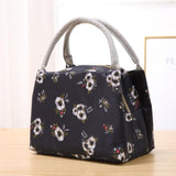 Sac Glacière Ars Imprimé - Noir Fleuri