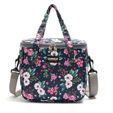 Sac Glacière Floral - Noir Fleurs