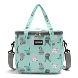 Sac Glacière Floral - Vert Chat