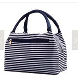 Sac Glacière Repas Troyes - Rayure Noire et Blanc