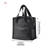 Sac Glacière Pause Goûter - Black XL Lunch Bag